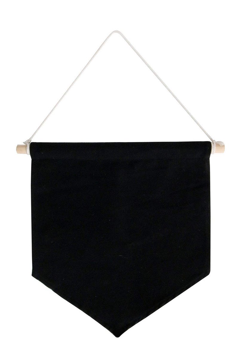 FLYPARTY Enamel Pin Wall Display Banner -Blank Canvas Banner for Display Pins Buttons (Black) - Image 2